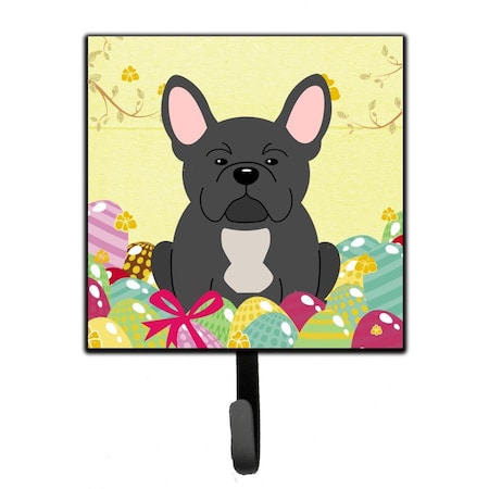 Jensendistributionservices Easter Eggs French Bulldog Black Leash or Key Holder MI2087585